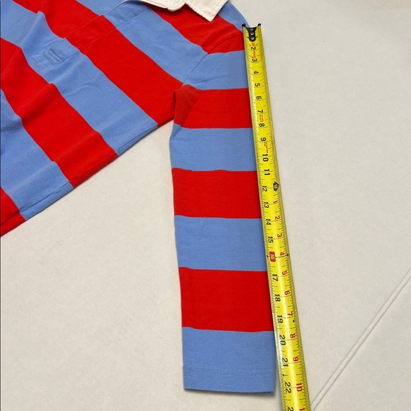 VINTAGE J.CREW ALWAYS STRIPED POLO LONG SLEEVE SHIRT WOMENS SIZE SMALL - Picture 13 of 13
